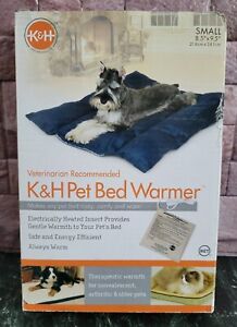 K&H Heated Pet Bed Warmer Dog Cat Electric Heating Pad Indoor Heater Mat Small