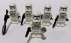 LEGO Star Wars Clone Trooper LOT of 5 with Assorted Weapons from #75372