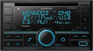 Kenwood DPX505BT 2-DIN Bluetooth & CD Car Stereo, Alexa, SiriusXM Ready Radio