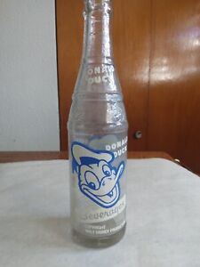 Donald Duck 10oz Soda Bottle Walt Disney Vintage