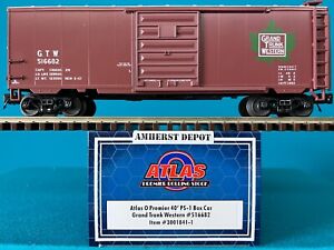 Atlas O 3001841-1 Grand Trunk Western  Rd# 516682  O Scale PS-1 40' Box Car GTW