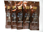 5 PACKETS PACKS DARK SECRETS BRONZER TANNING BED LOTION BY SWEDISH BEAUTY RARE!