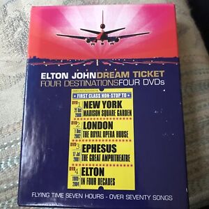 Elton John - Dream Ticket (DVD, 2005, 4-Disc Set)