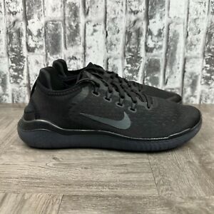 Nike Free RN 2018 Running Shoes Black Anthracite 942836-002 Men size 13