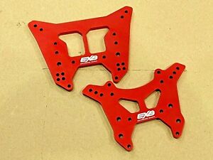Aluminum Front & Rear Shock Tower for 1/8 Arrma Notorious Talion EXB Red