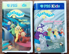 lot Teletubbies 2x VHS Bedtime Stories and Lullabies Nursery Rhymes PBS Kids