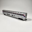 Con-Cor N Scale Amtrak SuperLiner Lounge Cafe Passenger Car Phase II Model Train