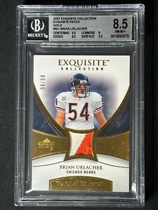 New Listing2007 Exquisite Collection Patch Gold Brian Urlacher BGS Graded Card Bears /50 SP