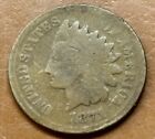 1871 Indian Head Cent Copper Small Cent 1c Penny Coin - TCCCX CB