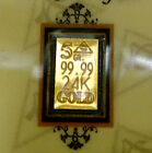 ACB GOLD 5GRAIN 24K SOLID GOLD BULLION MINTED BAR 99.99 FINE With CERTIFICATE. !
