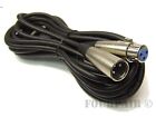 20ft - Shielded 3-Pin XLR Extension Microphone Mic Audio Cable Cord Male Female