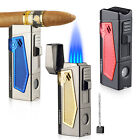 Torch Lighters 4 Jet Flame Metal Refillable Butane Lighter Gadgets for Men Gift