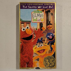 Elmo's World - The Street We Live On! VHS 2004 FAMILY RETRO TV RARE OOP NR