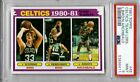 1981 Topps #45 Boston Celtics Team Leaders - PSA 9 +++ Larry Bird HOF