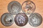 New ListingRare Indian Head Cent / Penny Lot 1864 1866 1868 1870 1872 🔥 🔥 🔥