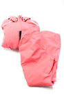 Spyder Womens Insulated Zippered Snow Pants Ski Jacket Set Pink White Size 10 12
