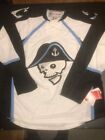 Milwaukee Admirals CCM white hockey jersey Adult size  L  -  AHL Nashville Preds