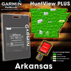 Garmin HuntView PLUS ARKANSAS - MicroSD Birdseye Satellite Imagery 24K Hunt Map