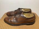 Vintage Biltrite Mens Shoes Oxford Size 11.5 Lace Up Brown Wingtip Leather