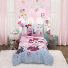 The Disney Minnie Mouse in Pink Flower Garden 4 Piece Toddler Bedding Set