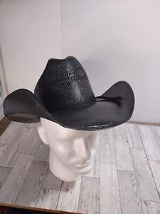 Justin Authentic Western Headwear By Milano Hats Cowboy Hat Size 6 7/8 55 10x