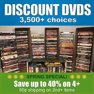 DISCOUNT DVDS (HI thru J)  **BUNDLE SAVINGS & SHIPPING DISCOUNTS**
