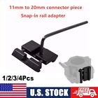 Snap In Scope Adapter Mount Base 11mm Dovetail to 20mm Weaver Picatinny Rail US