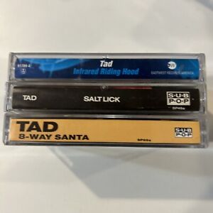Cassettes TAD SUB POP  8 Way Santa Salt Lick 1991 Grunge Alternative Lot Of 3