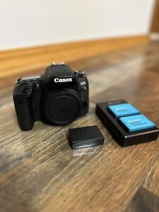 Canon EOS 77D 24.2 MP Digital SLR Camera - Black (Body Only)