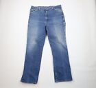 Vintage 70s Streetwear Mens 40x34 Distressed Flared Bell Bottoms Denim Jeans USA