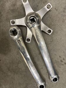 Cook Bros Racing Crank Arms Polished Silver Square Taper