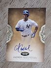 2019 Topps Tier 1 One RARE ON CARD Yankees Auto Andrew McCutchen /70