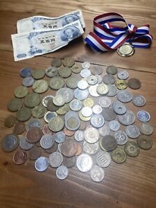 New ListingBulk Mixed Lot of 100+ Assorted Foreign Coins  & Bills From Around the World!
