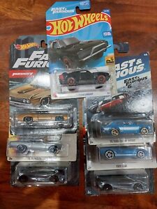 Hot Wheels Fast And Furious Muscle Cars Lot Of 7