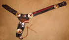 Beautiful Vintage 1957 Western Belt & Holster With Large Conchos fits Colt SAA