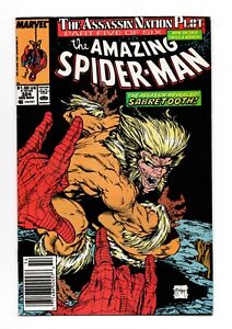 AMAZING SPIDER-MAN #324 - MARVEL COMICS - NOV. 1989 - TODD McFARLANE -SABRETOOTH