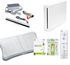 CHOOSE White Nintendo Wii Console System Bundle w/ Wii Fit Board + 2 Games