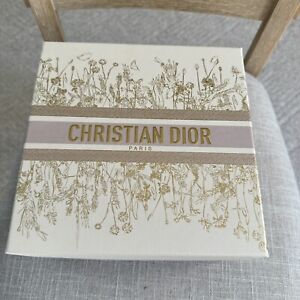 Dior  Mother’s Day Golden Flowers Empty Gift Box W/Tissue  New 8.5 x 8.5 x 4