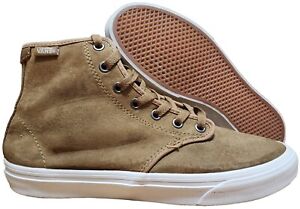 Vans Old Skool Off The Wall Nubuck Brown Leather Skate Shoes Sneakers Womens 8.5
