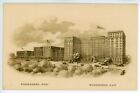 Postcard Windermere West East Hotel Chicago Sepia Matte Unposted Vintage