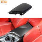 Carbon Fiber Armrest Box Panel Cover Trim For Dodge Challenger 2015+ Accessories (For: 2021 Dodge Challenger R/T Scat Pack)