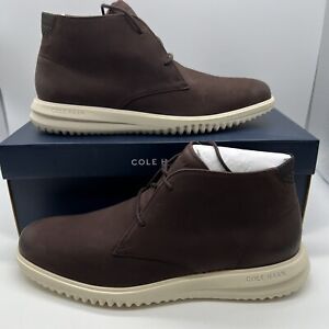 Cole Haan Grand Chukka Boot Dress Shoes Mens Sizes Dark Chocolate C36933 New