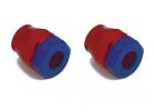Vacuum Line Fittings End Covers red-blue For 7/32