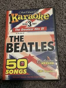 Karaoke: Beatles by Karaoke (CD, Dec-2009, 3 Discs, Chartbuster Karaoke)