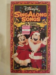 Disneys Sing Along Songs - The Twelve Days of Christmas (VHS, 1997) - Brand NEW