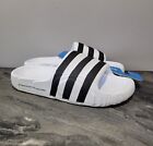 Adidas Originals Adilette 22 Slides White/White/Core Black Sandals Sz 11 IF3668