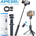 APEXEL Pocket Selfie Stick Extendable Phone Tripod with Wireless Remote Shutter