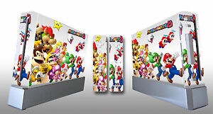 216 Skin Sticker Cover For NintendoWii Console and 2 Remotes