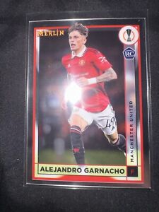 2022-23 Topps Merlin Chrome UEFA Soccer Alejandro Garnacho RC #96 Man United