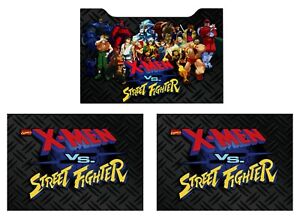 X-men Vs Street Fighter Arcade 1up Cabinet Riser Graphics Decals Stickers